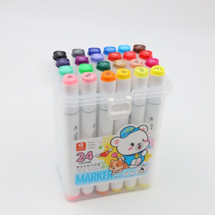 ⁦اقلام تلوين 24 لون⁩ - الصورة ⁦2⁩