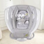 ⁦كرسي هزاز متعدد الوظائف للأطفال لون رمادي⁩ - الصورة ⁦4⁩