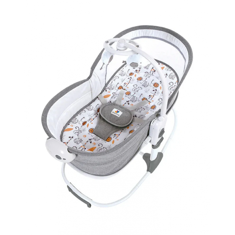 ⁦كرسي هزاز متعدد الوظائف للأطفال لون رمادي⁩ - الصورة ⁦1⁩