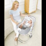 ⁦كرسي هزاز متعدد الوظائف للأطفال لون رمادي⁩ - الصورة ⁦2⁩