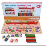 عداد خشبي أشكال وأرقام واشكال هندسية