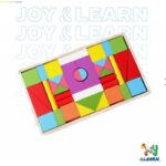 صندوق خشبي تعليمي بأشكال