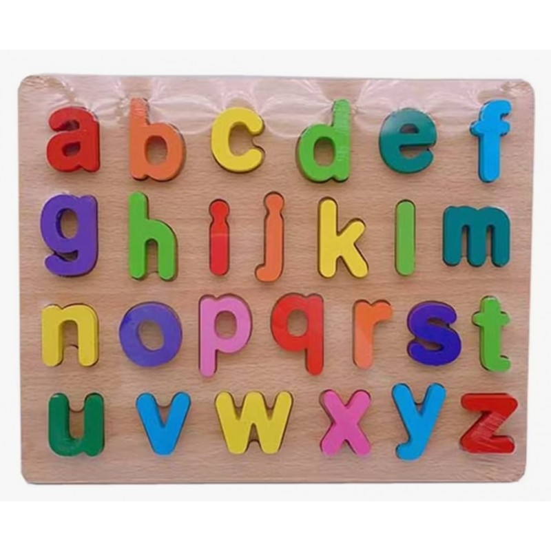 ⁦لوح خشبي تعليمي للأحرف الانجليزية مقاس 29.5×23 سم⁩ - الصورة ⁦1⁩