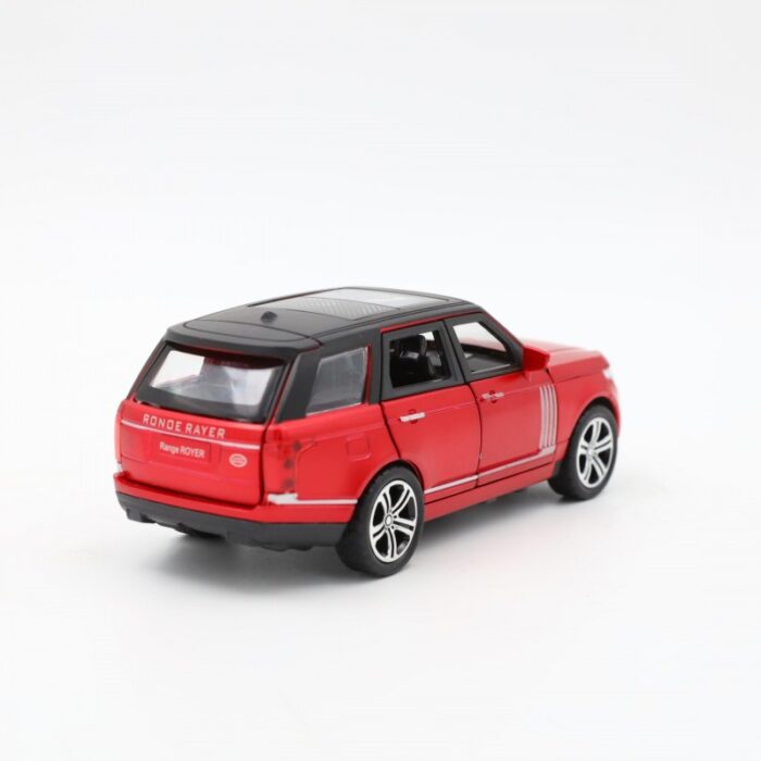 ⁦لعبة وتحفة سيارة رينج روفر لون أحمر⁩ - الصورة ⁦3⁩