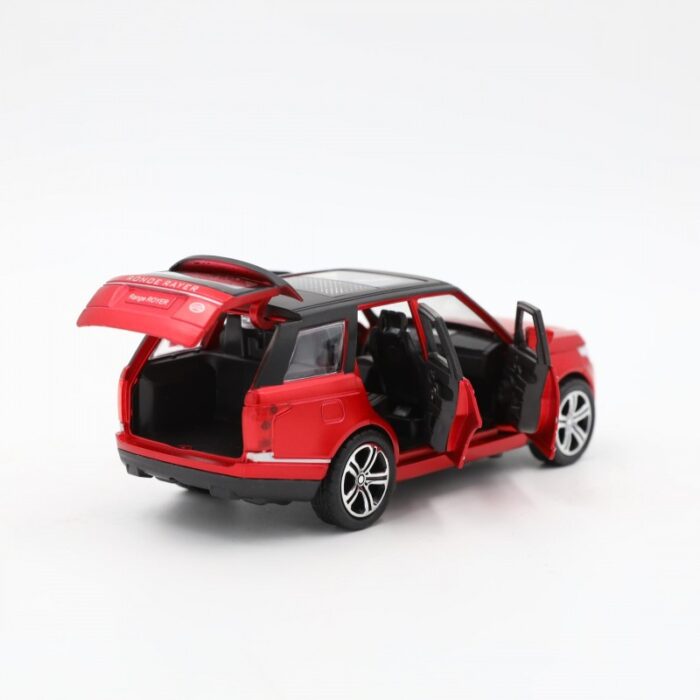 ⁦لعبة وتحفة سيارة رينج روفر لون أحمر⁩ - الصورة ⁦4⁩