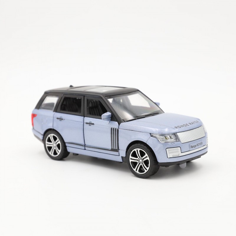 ⁦لعبة وتحفة سيارة رينج روفر لون فضي⁩ - الصورة ⁦1⁩