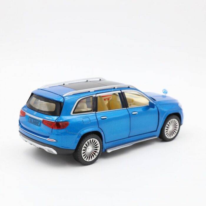 ⁦لعبة وتحفة سيارة مرسيدس لون أزرق⁩ - الصورة ⁦5⁩