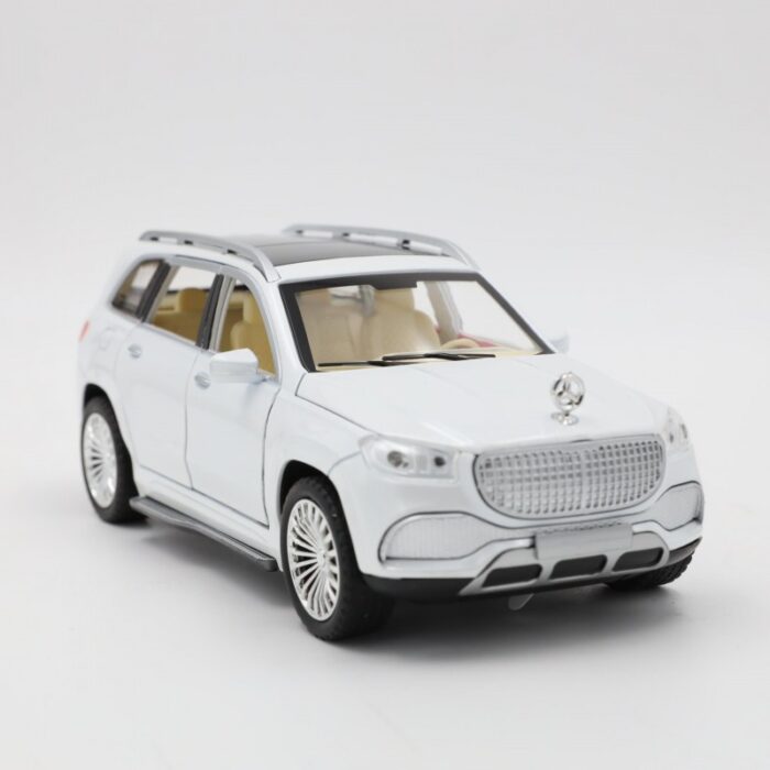 ⁦لعبة وتحفة سيارة مرسيدس لون أبيض⁩ - الصورة ⁦8⁩