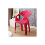 ⁦كرسي أطفال بلاستيك بتصميم ديزني لون زهري⁩ - الصورة ⁦2⁩