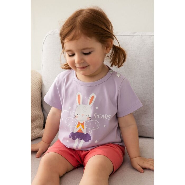 103387687_689c49f994f9d طقم للأطفال قطعتين لون بنفسجي وزهري - الصورة 1