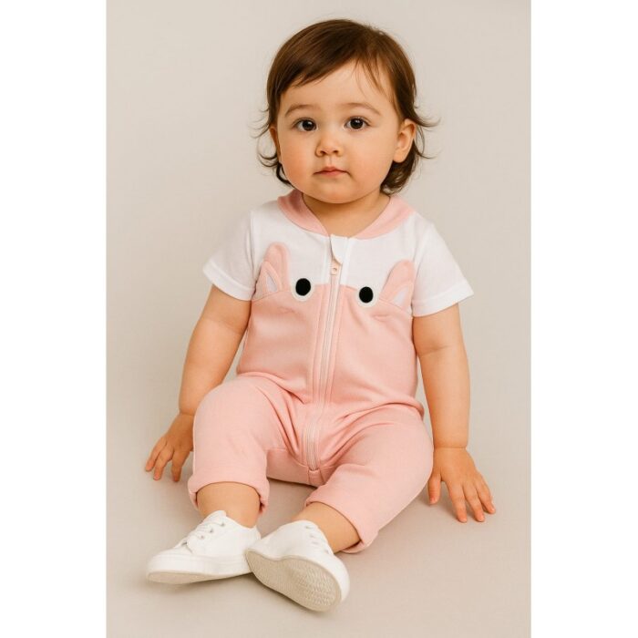 103387697_689c4a123ba55 أفرهول للأطفال لون زهري و أبيض - الصورة 1