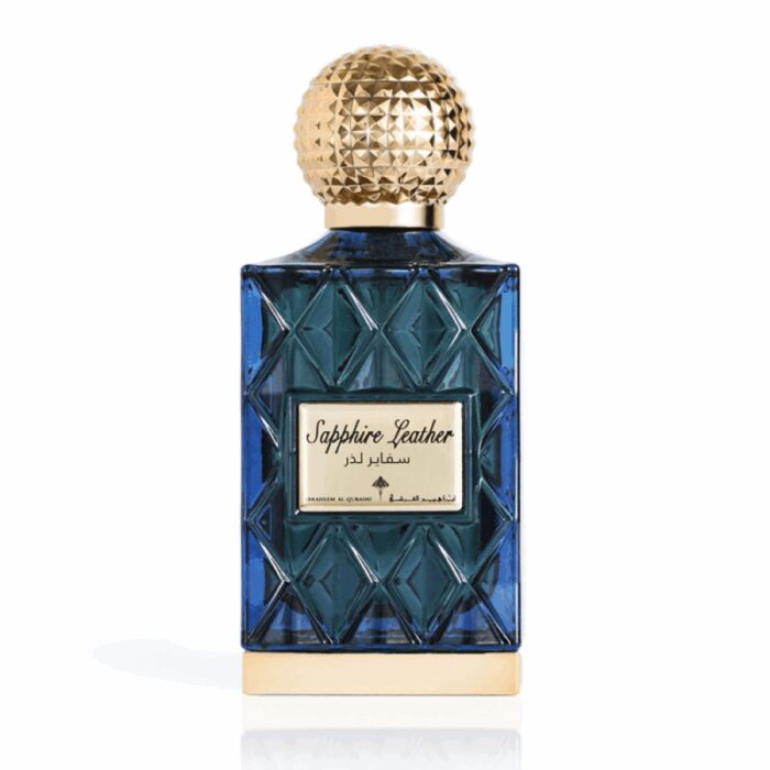 ⁦Sapphire Leather EDP by IBRAHIM AL QURASHI For Unisex 75ml⁩ - الصورة ⁦3⁩