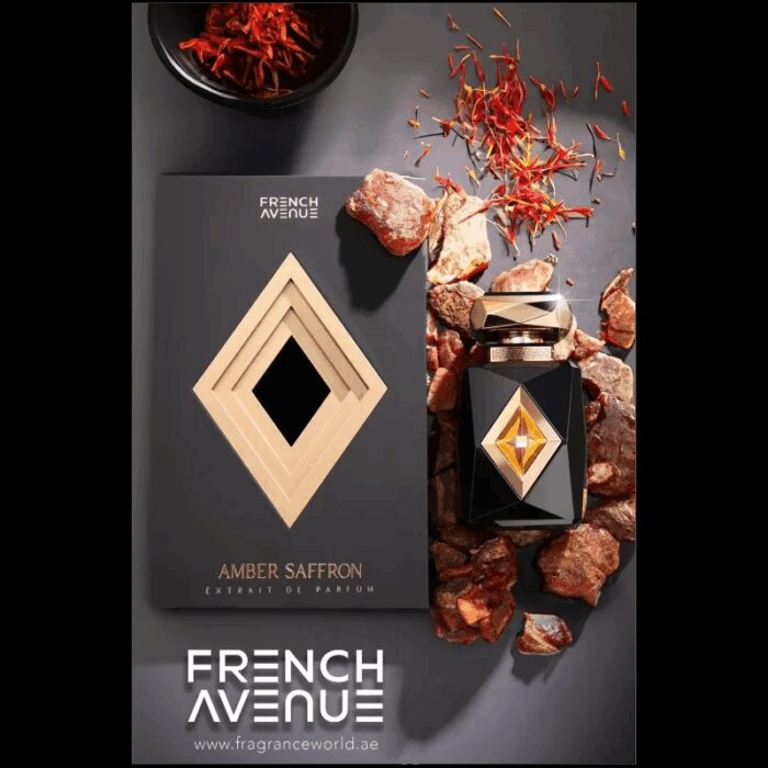 ⁦Amber Saffron Extrait de Parfum by French Avenue For Unisex 100ml⁩ - الصورة ⁦4⁩