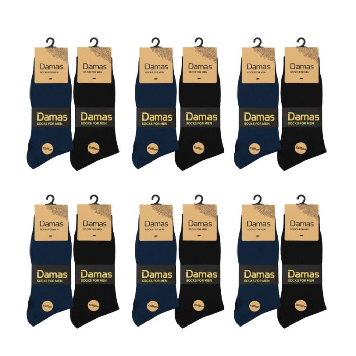 103387749_68a373cb26195 جوارب مُعطرة قصيرة الطول من Damas (12 زوج) للرجال بألوان متعددة - الصورة 1