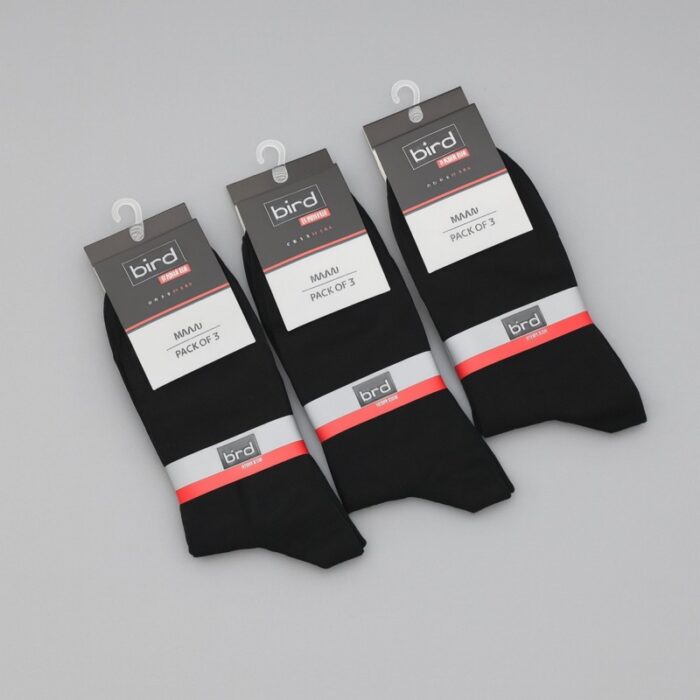 103387757_68a373d99a12c جوارب طويلة الطول من BH (6 أزواج) للرجال لون أسود - الصورة 1