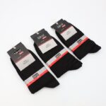 ⁦جوارب طويلة الطول من BH (6 أزواج) للرجال لون أسود⁩ - الصورة ⁦3⁩