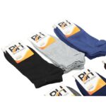 جوارب قصيرة الطول من BH (12 زوج) للجنسين بألوان متعددة