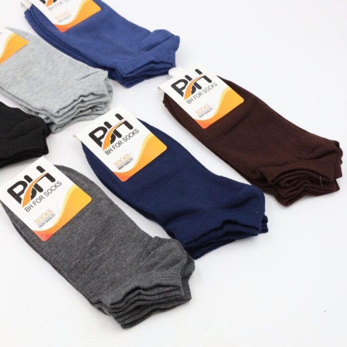 ⁦جوارب قصيرة الطول من BH (12 زوج) للجنسين بألوان متعددة⁩ - الصورة ⁦6⁩