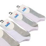 ⁦جوارب سوكت قصيرة الطول من 2way (4 أزواج) للاطفال بألوان متعددة⁩ - الصورة ⁦4⁩