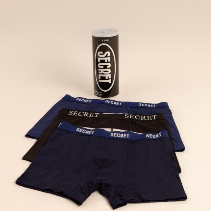 ⁦طقم بوكسر رجالي (3 قطع) بألوان متعددة⁩ - الصورة ⁦2⁩