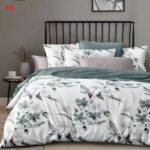 طقم سرير مكون من 4 قطع لون أخضر