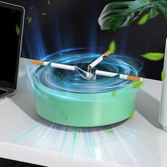 ⁦منفضة سجائر 2 في 1 لتنقية الهواء قابلة لاعادة الشحن بمنفذ USB⁩ - الصورة ⁦4⁩