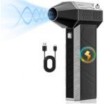 ⁦منفاخ هواء كهربائي محمول 3 تروس قابلة للتعديل وإعادة الشحن 130000 دورة في الدقيقة⁩ - الصورة ⁦5⁩