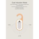 ⁦ضوء خشبي مع مستشعر حركة وضوء ليلي قابل لاعادة الشحن لمقبض الباب⁩ - الصورة ⁦4⁩