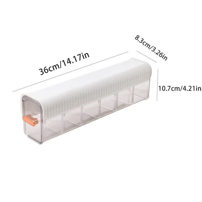 ⁦مجموعة تنظيم حائط شفافة متعددة الوظائف من 3 أدراج⁩ - الصورة ⁦2⁩