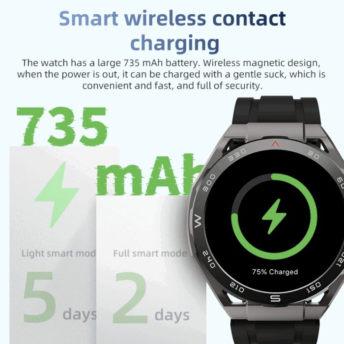 ⁦ساعة سيليكون للرجال لون أسود⁩ - الصورة ⁦7⁩