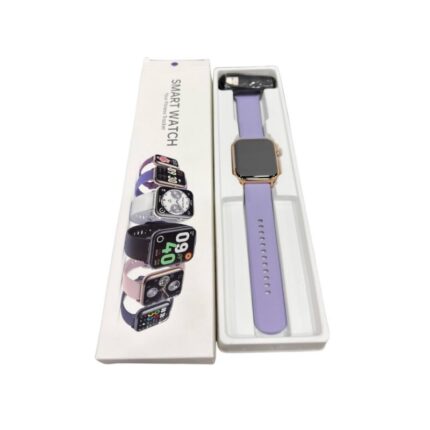 ساعة ذكية سيليكون لون بنفسجي