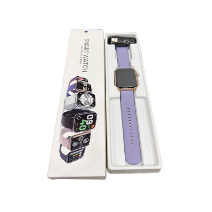 103387804_689c4bad0dbce ساعة ذكية سيليكون لون بنفسجي - الصورة 1