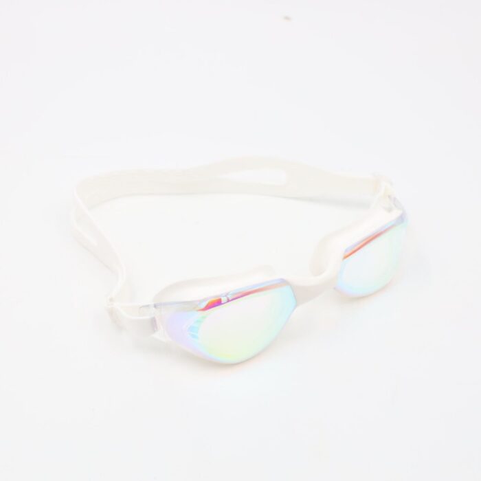 103387830_689c4c4bb2e78 نظارة سباحة مع سدادات للأذن لون أبيض - الصورة 1