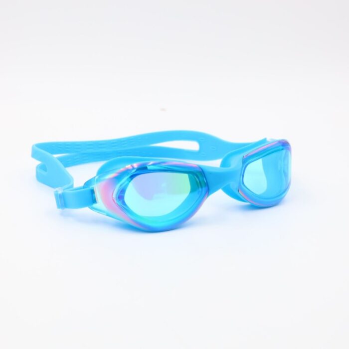 103387831_689c4c4f1f407 نظارة سباحة مع سدادات للأذن لون أزرق فاتح - الصورة 1