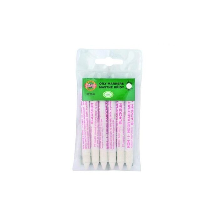 103387855_689c4c8426389 ألوان زيتية للزجاج والخزف عدد 6 لون أبيض 8220/6 - الصورة 1