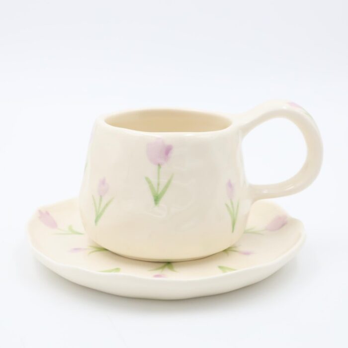 103387862_68a179656ee17 مج هاند ميد حجم كبير مع صحن - الصورة 1