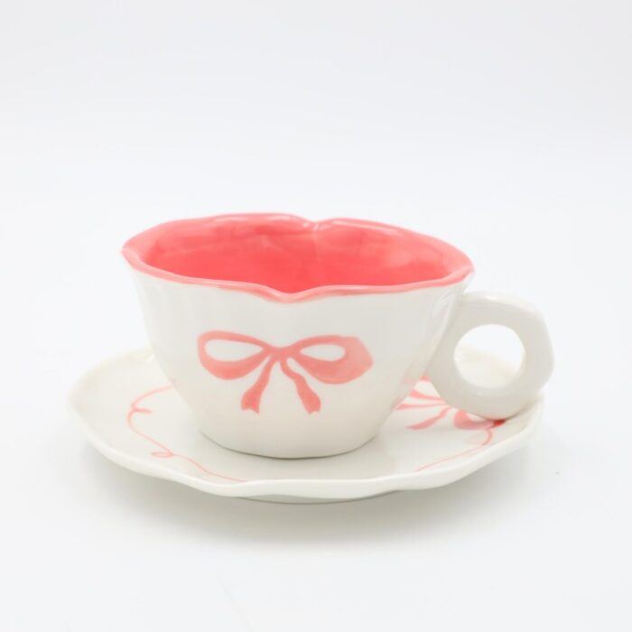 103387874_68a17975b6e3b مج هاند ميد حجم كبير مع صحن - الصورة 1