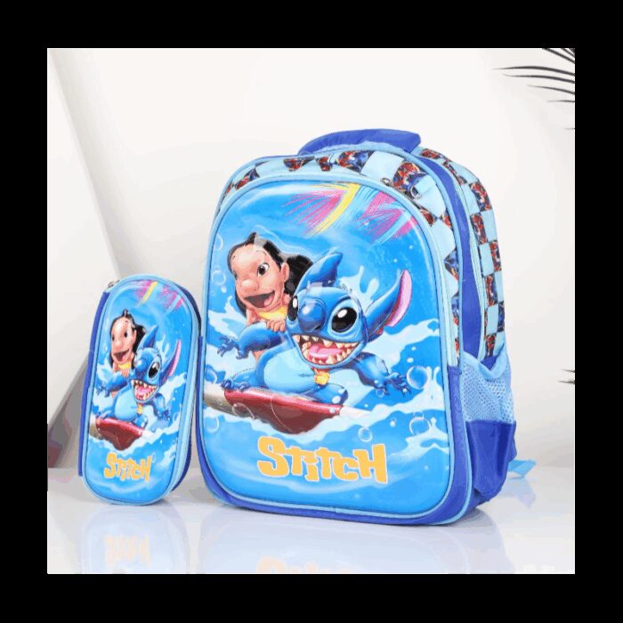 103387928_68a179fed557a شنطة مدرسة بتصميم سوبر مان مقاس 16 انش لون أزرق - الصورة 1