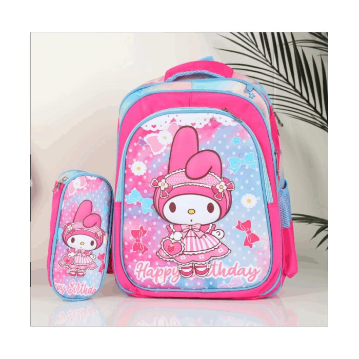 103387935_68a17a0c5d8ae شنطة مدرسة مقاس 16 انش لون زهري - الصورة 1