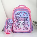 ⁦شنطة مدرسة مقاس 16 انش لون بنفسجي⁩ - الصورة ⁦2⁩