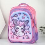 ⁦شنطة مدرسة مقاس 16 انش لون بنفسجي⁩ - الصورة ⁦6⁩