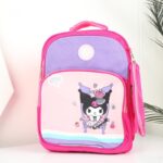 ⁦شنطة مدرسة مقاس 16 انش لون فوشي⁩ - الصورة ⁦3⁩