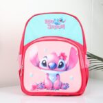 ⁦شنطة روضة بتصميم ستيتش مقاس 13 انش لون فوشي⁩ - الصورة ⁦2⁩