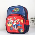 شنطة روضة بتصميم سوبر ماريو مقاس 13 انش لون كحلي