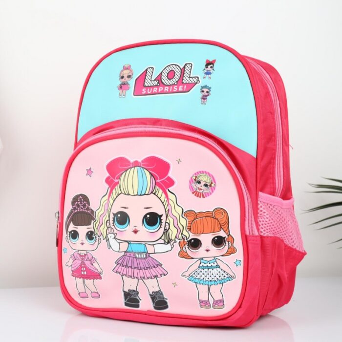 103387958_68a17a30a45dc شنطة روضة بتصميم لول مقاس 13 انش لون فوشي - الصورة 1