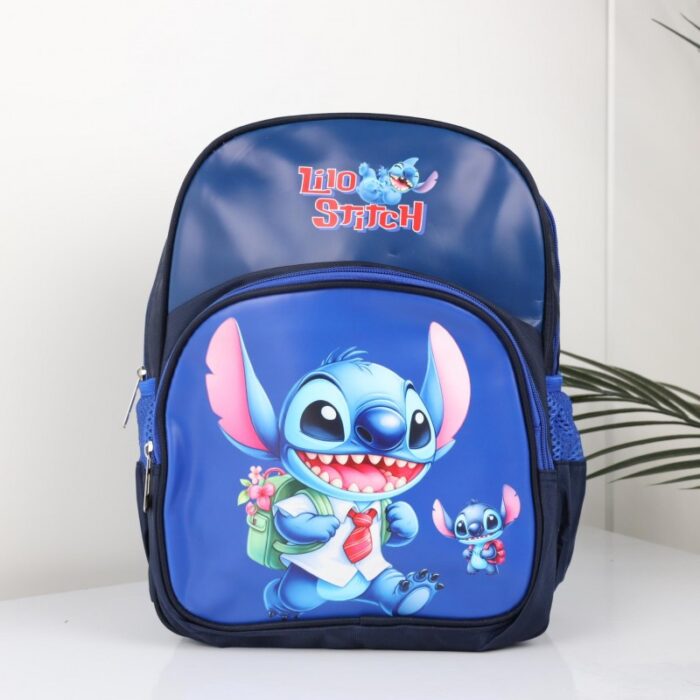 103387964_68a17a3ccb2fc شنطة روضة بتصميم ليلو ستيش مقاس 13 انش لون كحلي - الصورة 1