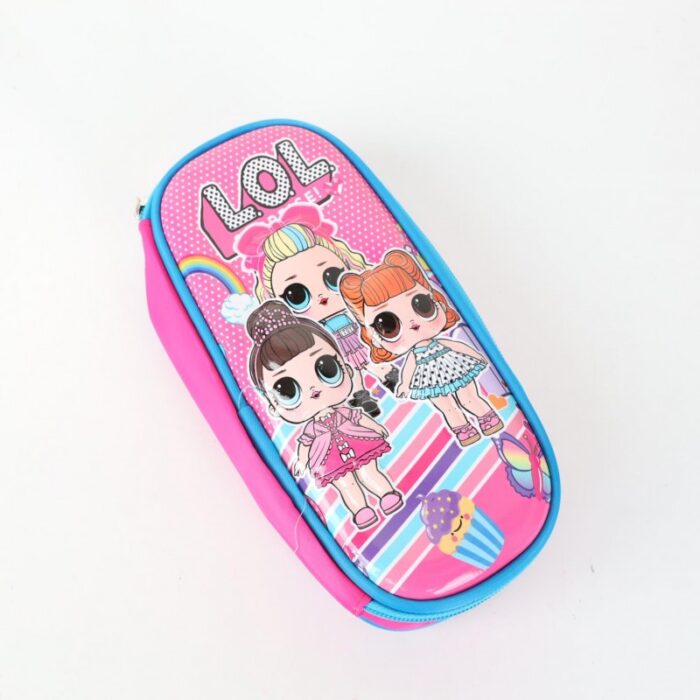 103387968_68a17a4424ebe مقلمة بتصميم لول مقاس 23.5×10 سم لون فوشي - الصورة 1