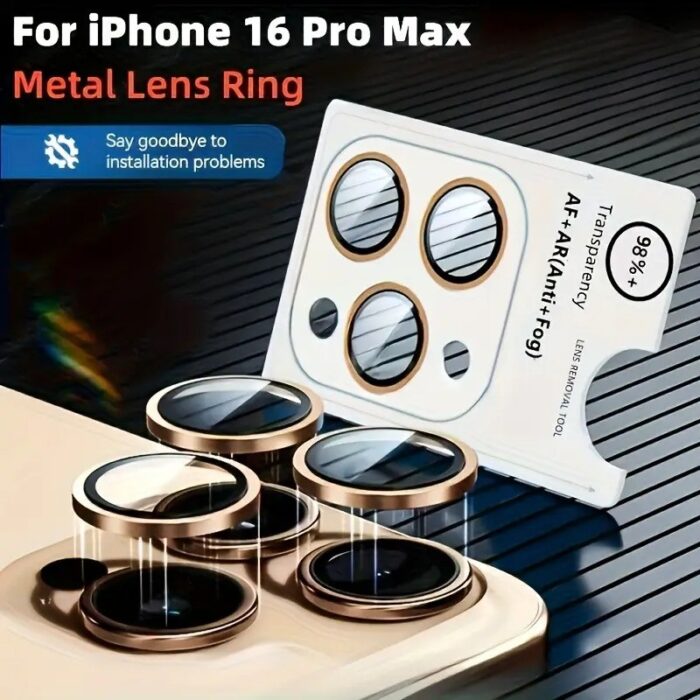 ⁦حماية عدسة الياقوت الأصلية لكاميرا ايفون 14 برو ماكس⁩ - الصورة ⁦3⁩