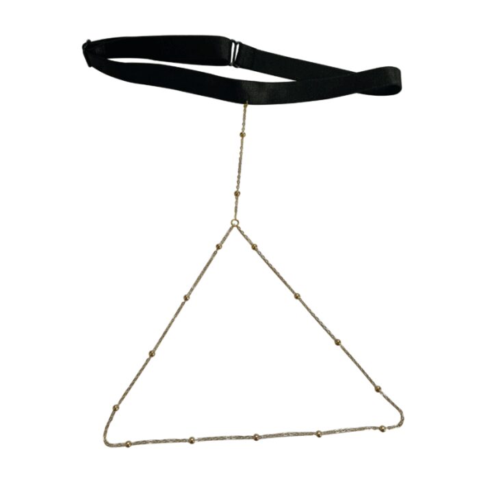 ⁦اكسسوار للفخذ للنساء لون ذهبي⁩ - الصورة ⁦5⁩