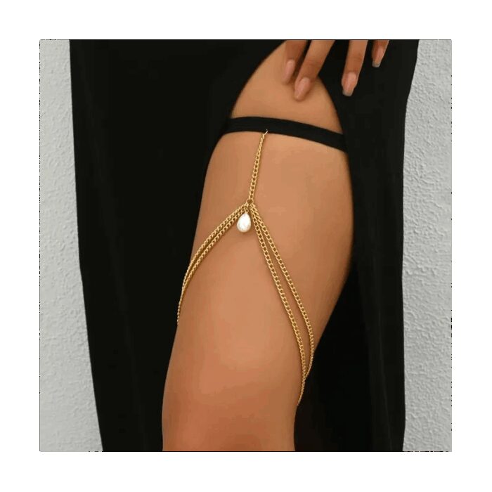 103388003_689c4ce1f3a4b اكسسوار للفخذ للنساء لون ذهبي - الصورة 1